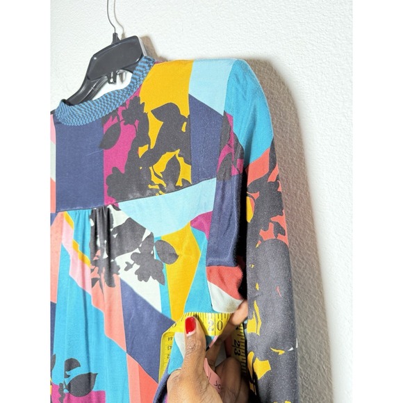 Anthropologie Gillian Abstract Shirtdress x Maeve Size Medium $150 - Picture 11 of 11